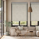 Colorized Moda Blackout Stone Grey Roller Blind 9444