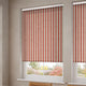 ColorizedZoom Choices Twill Stripe Linen Party Red Roller Blind 8024