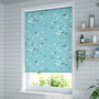 ColorizedZoom Splash Blackout Flight Powder Blue Roller Blind 3718