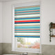 ColorizedZoom Calcutta Stripe Seaside Blue Roller Blind 3765