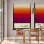 Colorized Ombre Sunset Roller Blind 3807
