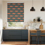 Colorized Mr Fox Charcoal Roller Blind 4002