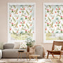 Colorized Hummingbird Vintage Pink Roller Blind 4005