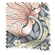 ColorizedSwatch Electric William Morris Pimpernel Blush Roller Blind sample image 4161