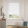 Colorized Electric Avalon Chiffon White Roller Blind 4234