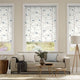 Colorized Twist2Go Springs Dawn Chorus Mineral Blue Roller Blind 8984