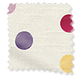 ColorizedSwatch Twist2Go Polka Dot Purple Roller Blind sample image 4572