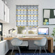Colorized Twist2Go Circus Leaves Blue Roller Blind 4638