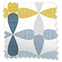 ColorizedSwatch Twist2Go Circus Leaves Blue Roller Blind sample image 4638