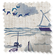 ColorizedSwatch Twist2Go Choices Shoreline Toile Blue Roller Blind sample image 4648