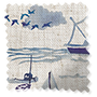 ColorizedSwatch Twist2Go Choices Shoreline Toile Blue Roller Blind sample image 4648