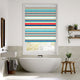 Colorized Twist2Go Calcutta Stripe Seaside Blue Roller Blind 4733