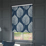 ColorizedZoom Twist2Go Aspen Leaf Indigo Roller Blind 4749