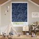 Colorized Adelajda Nighttime Blue Roller Blind 5351