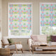 Colorized Elm House Summer Green Roller Blind 5362
