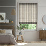 Colorized Truro Stripe Linen Sandstone Roman Blind 6657