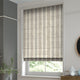 ColorizedZoom Truro Stripe Linen Sandstone Roman Blind 6657