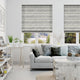 Colorized Santorini Silver Fog Roman Blind 6699