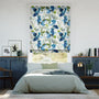Colorized Hadley Linen Ocean Roman Blind 6708