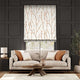 Colorized Salice Trail Tangerine Roman Blind 6716