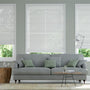 Colorized Tahiti Voile Snow Roman Blind 6815
