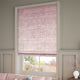 ColorizedZoom Crushed Velvet Rose Quartz Roman Blind 6824