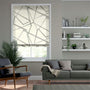 Colorized Sumi Steel Roman Blind 6879