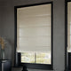 ColorizedZoom Ahisma Luxe Faux Silk Oyster Roman Blind 6932