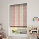 ColorizedZoom Brazen Stripe Linen Vintage Cardinal Red Roman Blind 7014