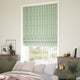 ColorizedZoom Tiger Stripe Cool Green Roman Blind 7021