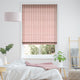 Colorized Hand Painted Stripe Rose Pink Roman Blind 7025