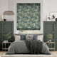 Colorized William Morris Acanthus Velvet Forest Roman Blind 7071