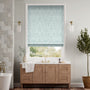 Colorized William Morris Acorn Duck Egg Roman Blind 8952