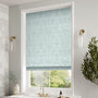 ColorizedZoom William Morris Acorn Duck Egg Roman Blind Zoom 8952