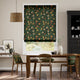 Colorized William Morris Fruit Ebony Roman Blind 7083