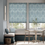 Colorized William Morris Strawberry Thief Sky Roman Blind 7093
