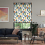 Colorized Nuevo Blocks Twilight Roman Blind 7115