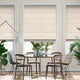 Colorized Chalfont Natural Grey Roman Blind 7124