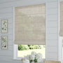 ColorizedZoom Lumiere Unlined Bijou Linen Oatmeal Roman Blind 7145