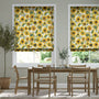 Colorized Sunflowers Yellow Roman Blind 7162