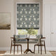 Colorized William Morris Pimpernel French Grey Roman Blind 7171