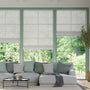 Colorized Lumiere Unlined Arlo Modern Grey Roman Blind 7209
