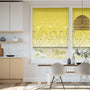 Colorized September Meadow Quince Roman Blind 7242