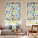 Colorized Inky Botanical Tropical Roman Blind 7259
