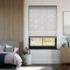 Colorized Odette Pearl Grey Roman Blind 7286