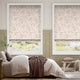 Colorized Aerie Damask Rose Roman Blind 7303
