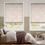 Colorized Aerie Damask Rose Roman Blind 7303