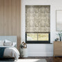 Colorized Electric Breedon Velvet Stone Roman Blind 7316