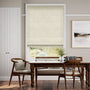 Colorized Electric Paleo Linen Vintage Cream Roman Blind 7348