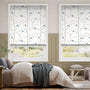 Colorized Electric Springs Dawn Chorus Mineral Blue Roman Blind 8933